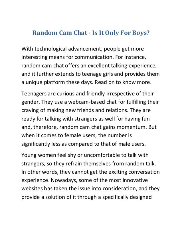 boys cam chat